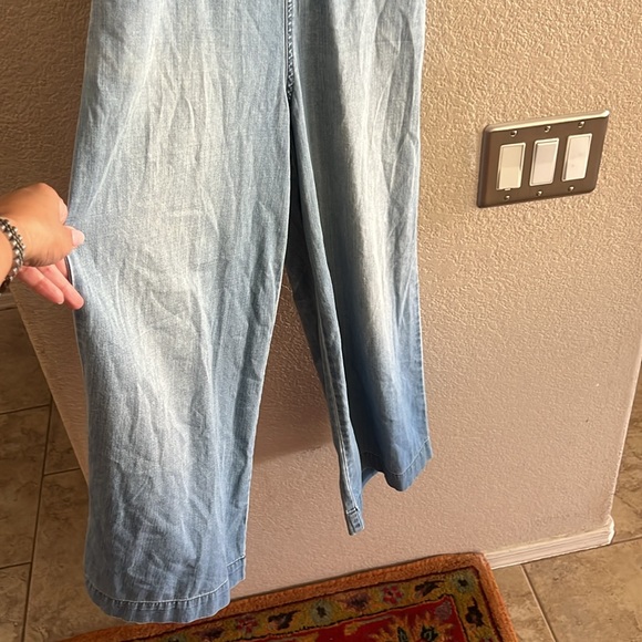 Madewell Wide Leg Denim Jumper Size 2 - Picture 2 of 6